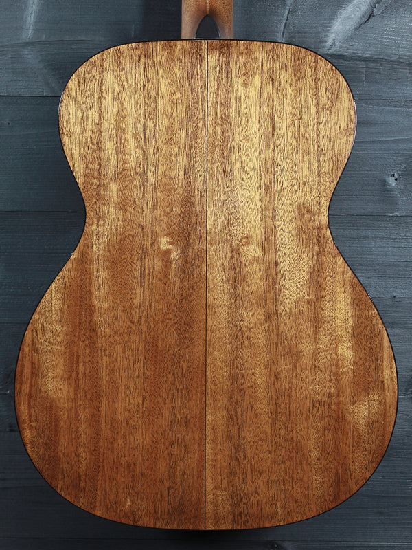 Martin 000-18 premium acoustic guitar at Tobias Music back close up.