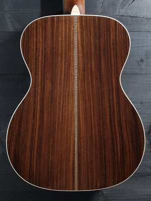 Martin 000-28 Modern Deluxe back with East Indian Rosewood close up