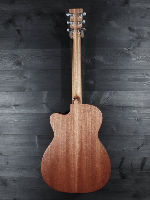 Martin 000C Jr-E acoustic-electric guitar full back view