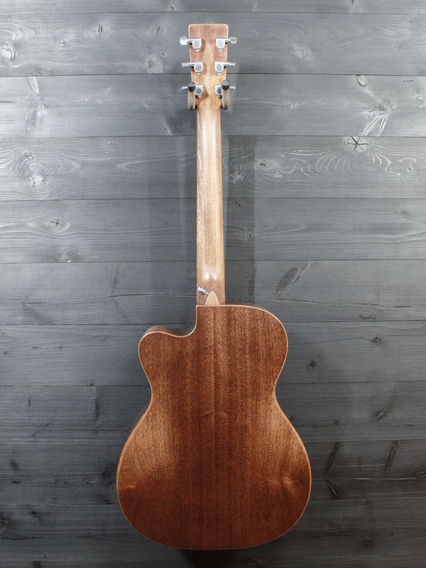 Full back view of  Martin 000C Jr E StreetMaster acoustic-electric guitar 