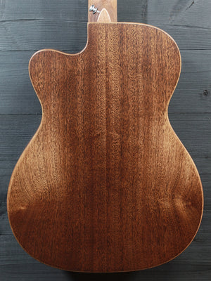  Martin 000C Jr E StreetMaster acoustic-electric guitar back view closeup