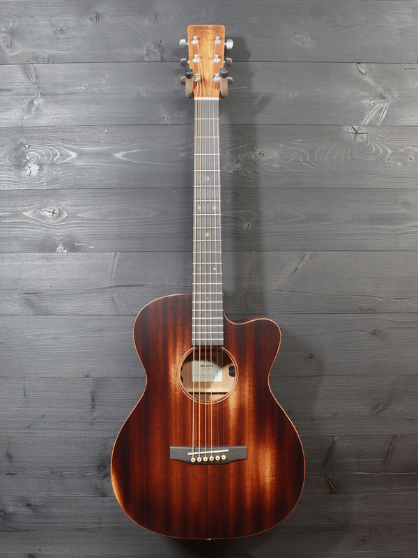 Full front view of   Martin 000C Jr E StreetMaster acoustic-electric guitar 
