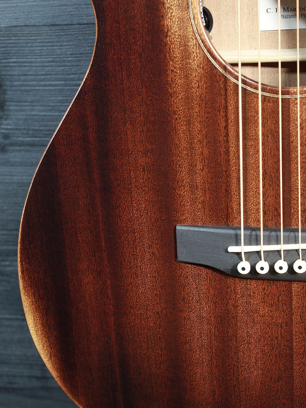 Top lower bout Martin 000C Jr E StreetMaster acoustic-electric guitar 