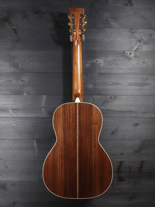 Martin 0012-28 Modern Deluxe 00 12-fret acoustic guitar full back view rosewood 