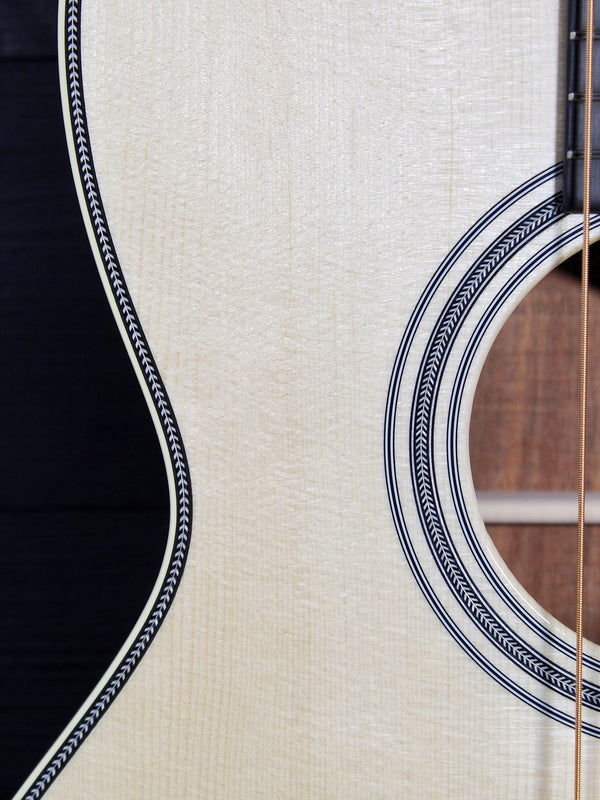 Certified European High Altitude Swiss Spruce top on Martin Custom Shop 000 12-Fret