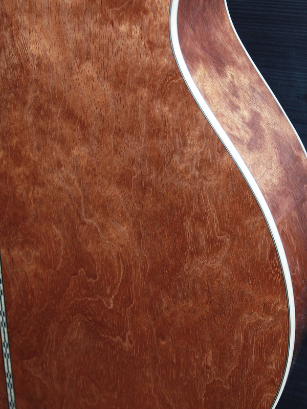 Martin Custom OM with Premium Quilted Bubinga back and sides Lower bout
