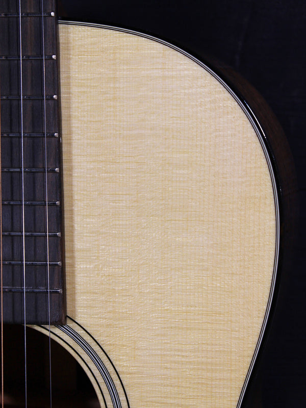 Close up top view  Martin Custom Shop 00-12 Fret acoustic guitar designed by Chris Martin IV and Craig Thatcher.