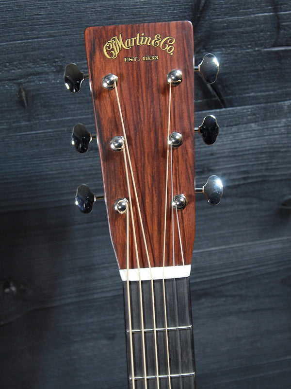 Martin Custom Shop Dreadnought with Adirondack Spruce top and Guatemalan Rosewood headstock and tuners