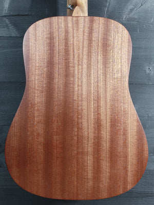 Martin D Jr-E acoustic electric guitar Sapele back