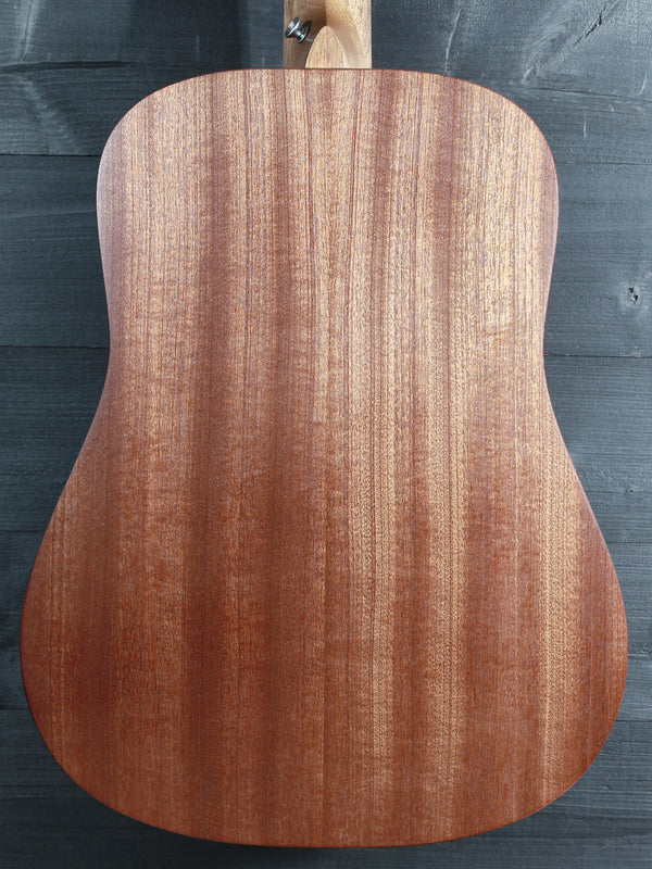 Martin D Jr-E acoustic electric guitar Sapele back