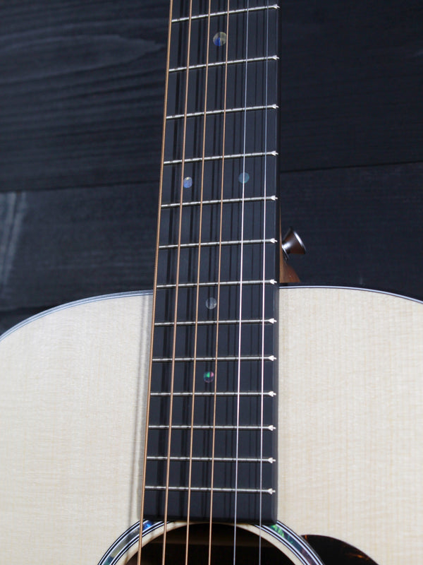 Martin D Jr-E acoustic electric guitar fretboard 