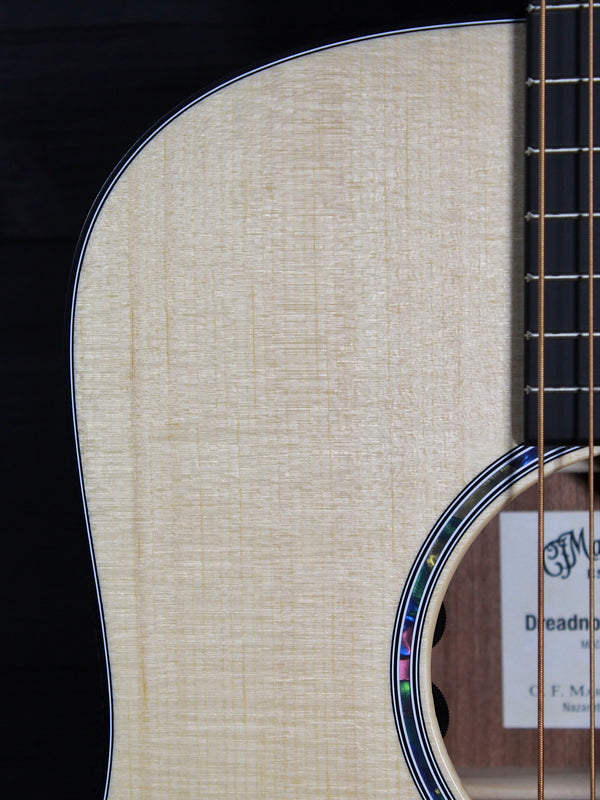 Martin D Jr-E acoustic electric guitar Spruce top Close up