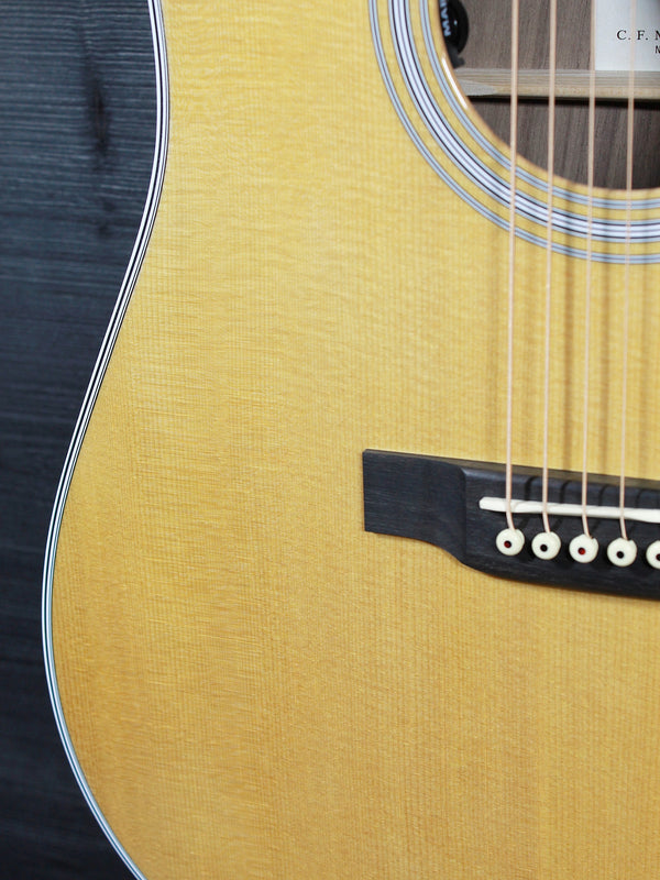 Martin D-13 Retro Walnut Acoustic-Electric Dreadnought Guitar w/ Fishman MX-T Electronics