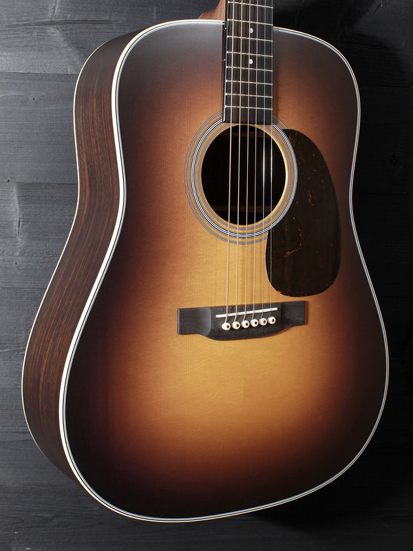 Martin D-28 Satin 1935 Sunburst acoustic guitar front glamour view