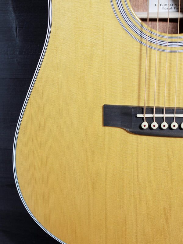Martin DE Retro Plus Granadillo spruce top acoustic guitar Lower bout