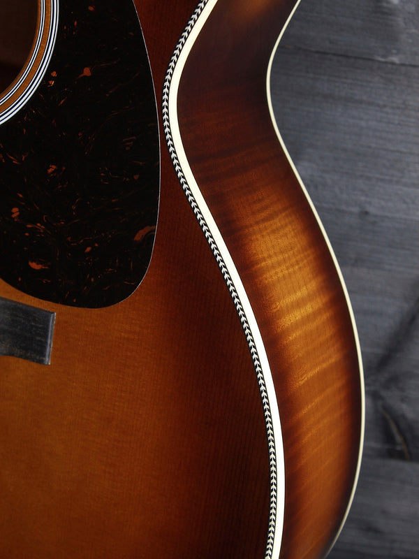 Martin Custom Shop J-28 Style Maple Jumbo Ambertone Acoustic Guitar