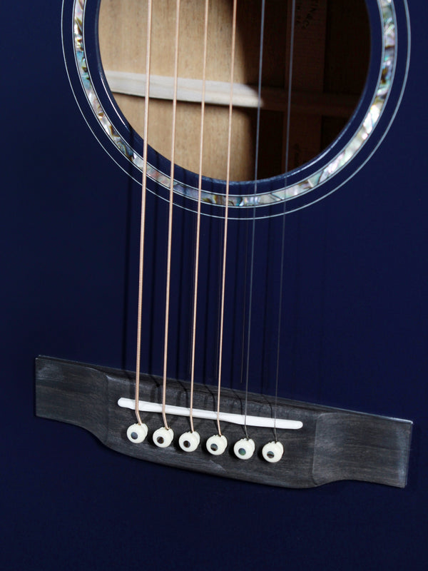 Martin Custom Shop GPC Navy Blue Grand Performance Mahogany / Spruce Guitar
