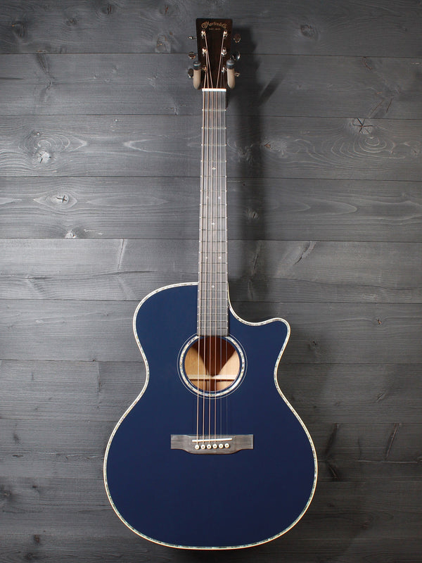Martin Custom Shop GPC Navy Blue Grand Performance Mahogany / Spruce Guitar