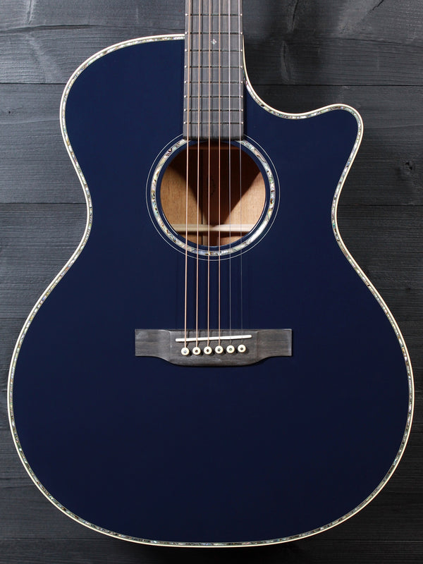 Martin Custom Shop GPC Navy Blue Grand Performance Mahogany / Spruce Guitar
