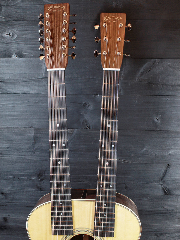 Martin Grand J-28E DN Double Neck Standard Series Acoustic-Electric Guitar