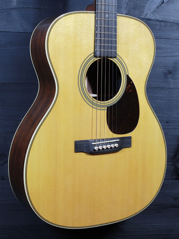 2022 Martin OM-28E Acoustic-Electric Guitar – Rosewood & Spruce