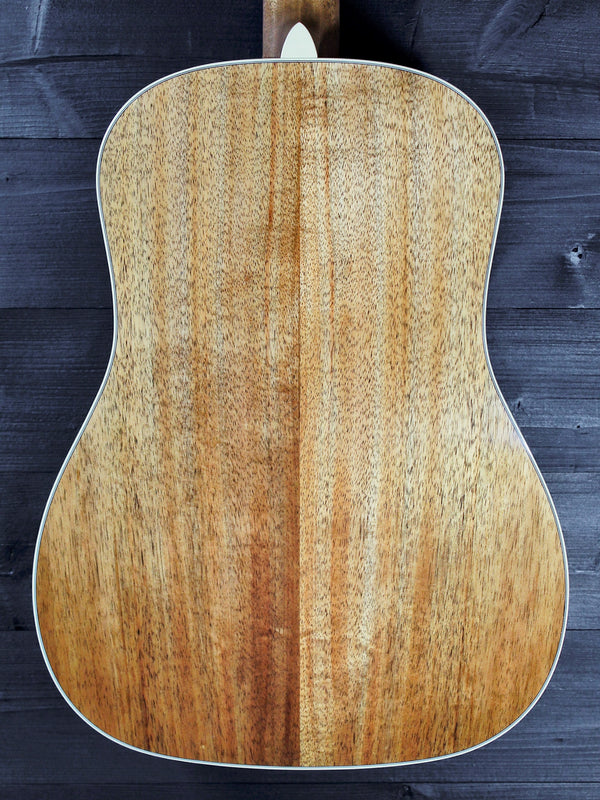 Martin O’ahu HG-28 solid Hawaiian koa back close up