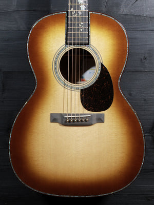 Martin O’ahu K-42 Hibiscus acoustic guitar front view close up