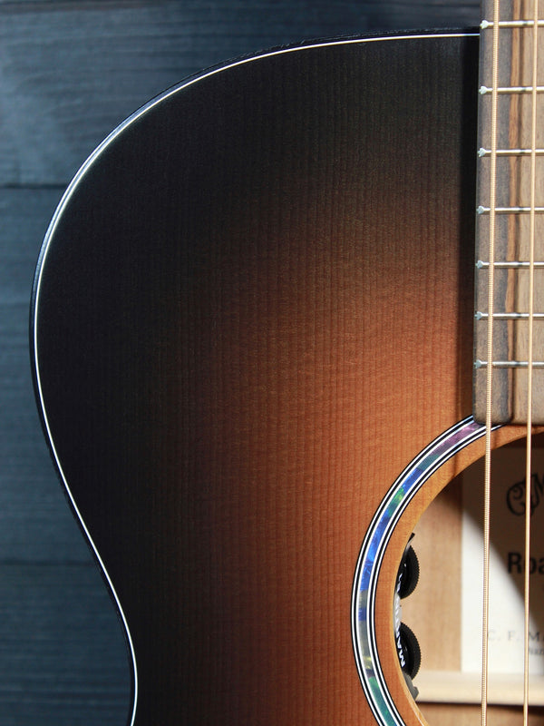 Martin OMC-10E Modern Burst Acoustic-Electric Guitar | Solid Sapele Auditorium Cutaway