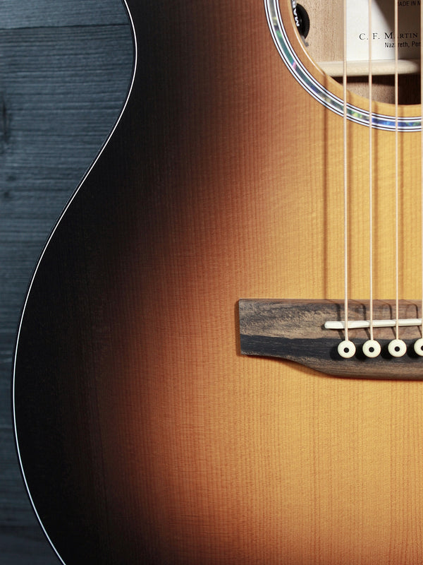 Martin OMC-10E Modern Burst Acoustic-Electric Guitar | Solid Sapele Auditorium Cutaway