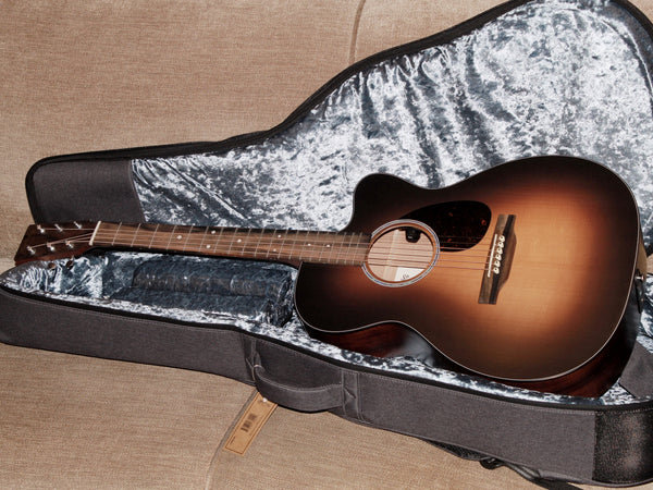 Martin OMC-10E Modern Burst Acoustic-Electric Guitar | Solid Sapele Auditorium Cutaway