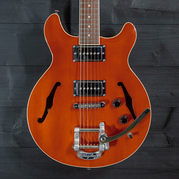 Pre-Owned Hamer USA Newport Orange Sparkle Finish Electric Guitar