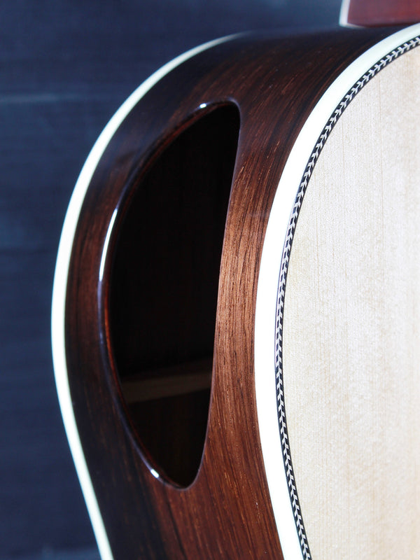 Roberts Luthiery Custom 000 12-Fret Brazilian / Aged Sitka Guitar w/ K&K Pure Mini Pickup