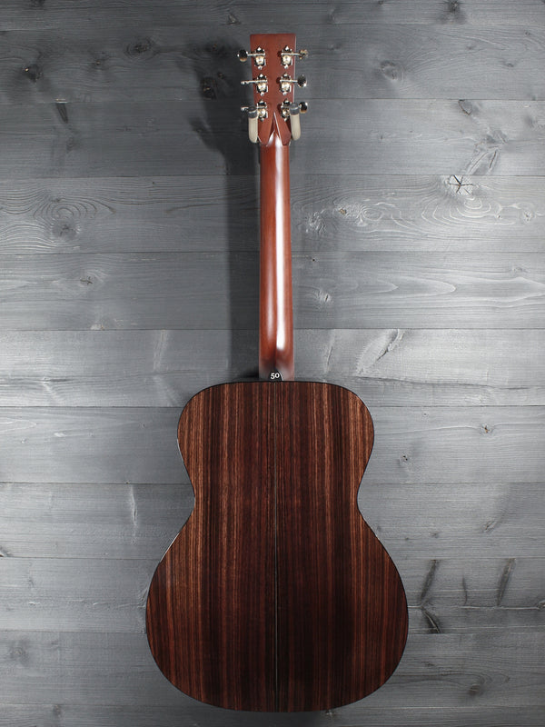 Santa Cruz 50th Anniversary OM/PW Rosewood / Spruce Acoustic Guitar