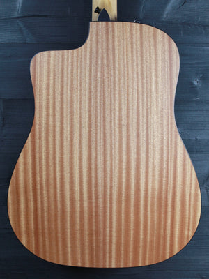 Taylor 110ce acoustic-electric guitar layered Sapele Back