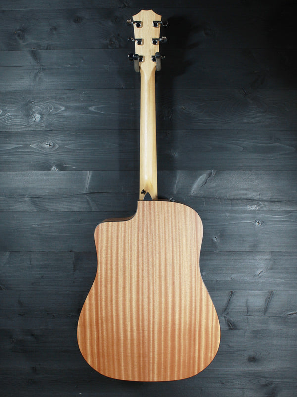 Taylor 110ce acoustic-electric guitar full view sapele back