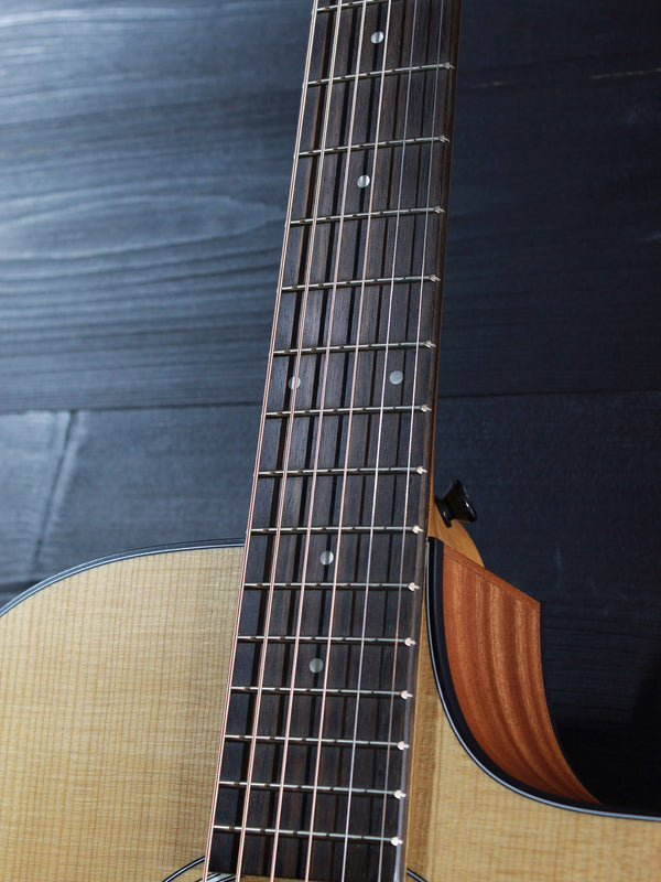 Taylor Guitars 112ce Grand Concert Acoustic-Electric Guitar | Solid Spruce Top | ES2 Electronics