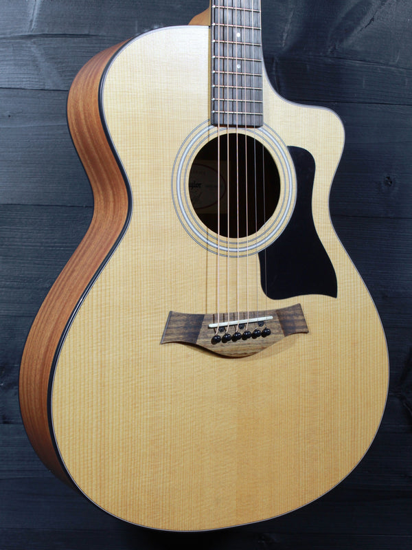 Taylor Guitars 112ce Grand Concert Acoustic-Electric Guitar | Solid Spruce Top | ES2 Electronics