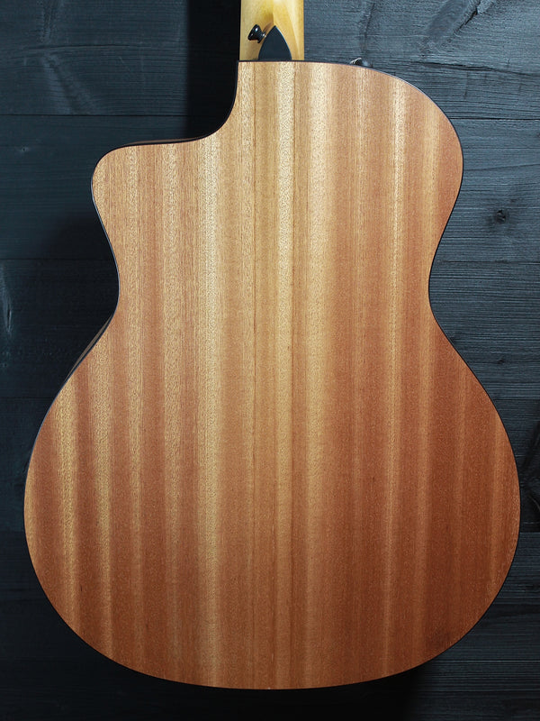 Taylor 114ce Special Edition Dark Tobacco Shaded Edgeburst acoustic guitar Sapele back