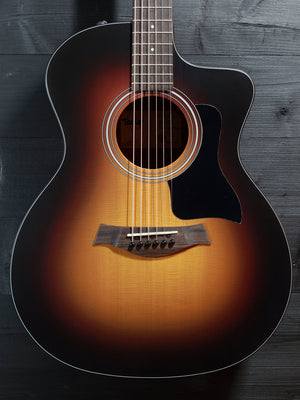 Taylor 114ce Special Edition Dark Tobacco Shaded Edgeburst acoustic guitar front