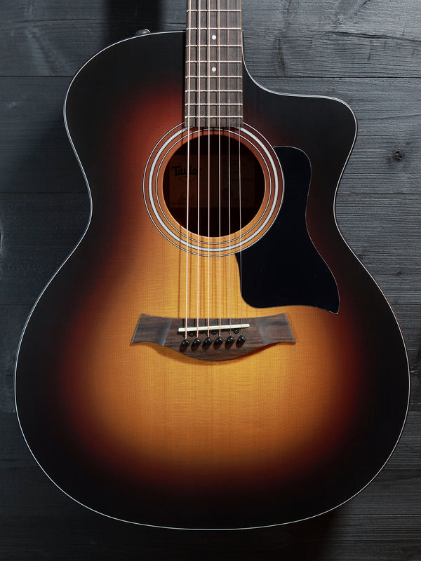 Taylor 114ce Special Edition Dark Tobacco Shaded Edgeburst acoustic guitar front