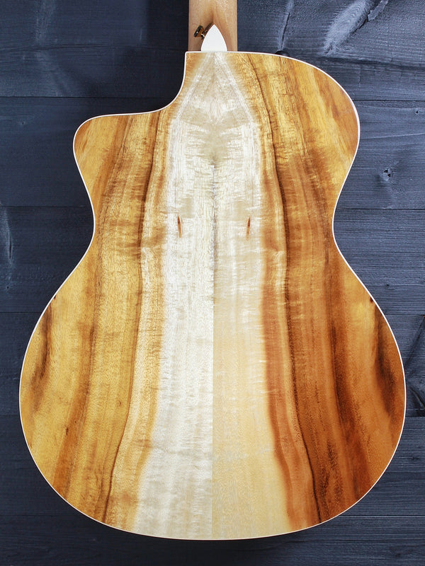 Taylor 214ce-K Deluxe acoustic electric guitar back view