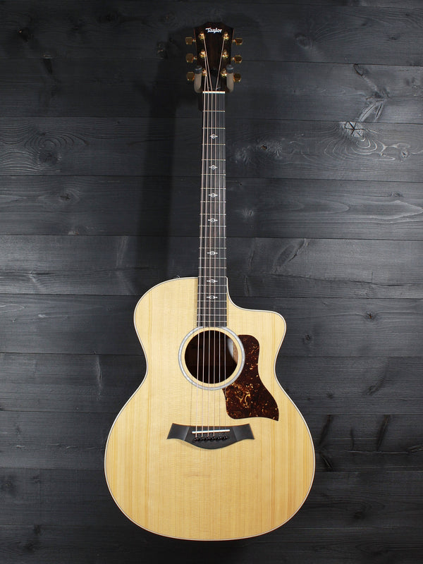Taylor 214ce-K Deluxe acoustic electric guitar front view