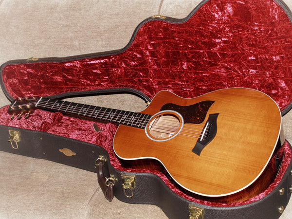 Taylor 214ce K DLX / Koa Deluxe - Special Edition Honeyburst Acoustic-Electric Guitar