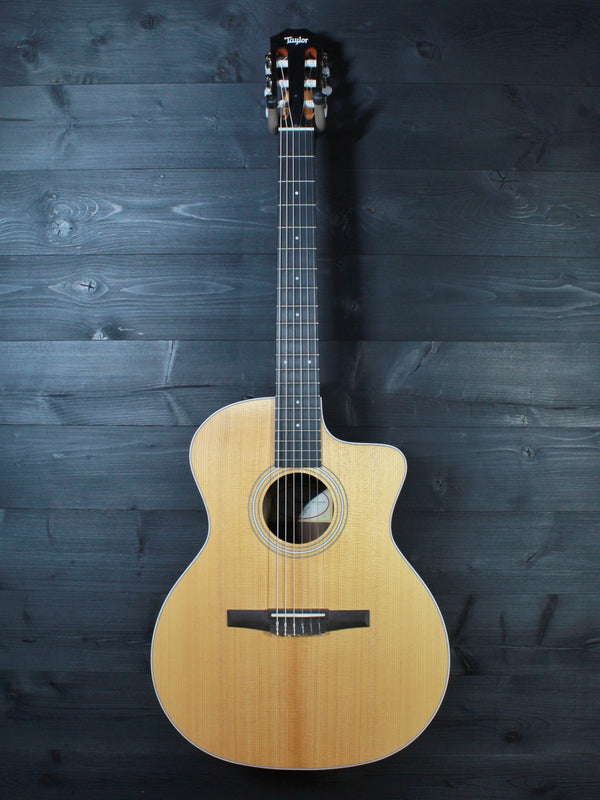 Taylor 214ce-N - Nylon String Walnut Grand Auditorium Acoustic / Electric Guitar
