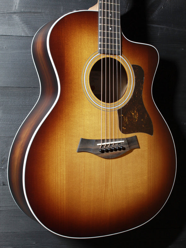 Side profile of Taylor 214ce Grand Auditorium guitar