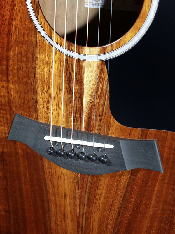 Taylor 224ce-K DLX Koa Acoustic-Electric Guitar | Grand Auditorium Cutaway w/ ES2 Pickup