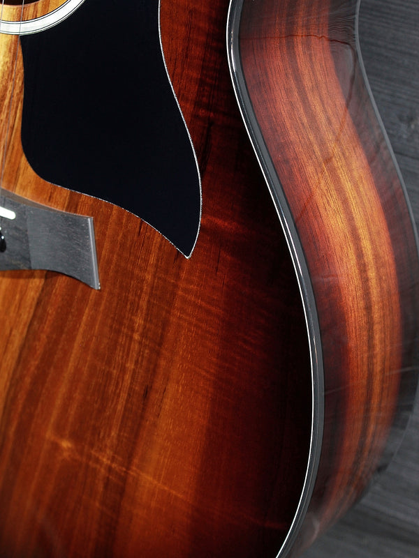 Taylor 224ce-K DLX Koa Acoustic-Electric Guitar | Grand Auditorium Cutaway w/ ES2 Pickup