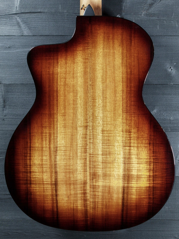 Taylor 224ce-K DLX Koa Acoustic-Electric Guitar | Grand Auditorium Cutaway w/ ES2 Pickup