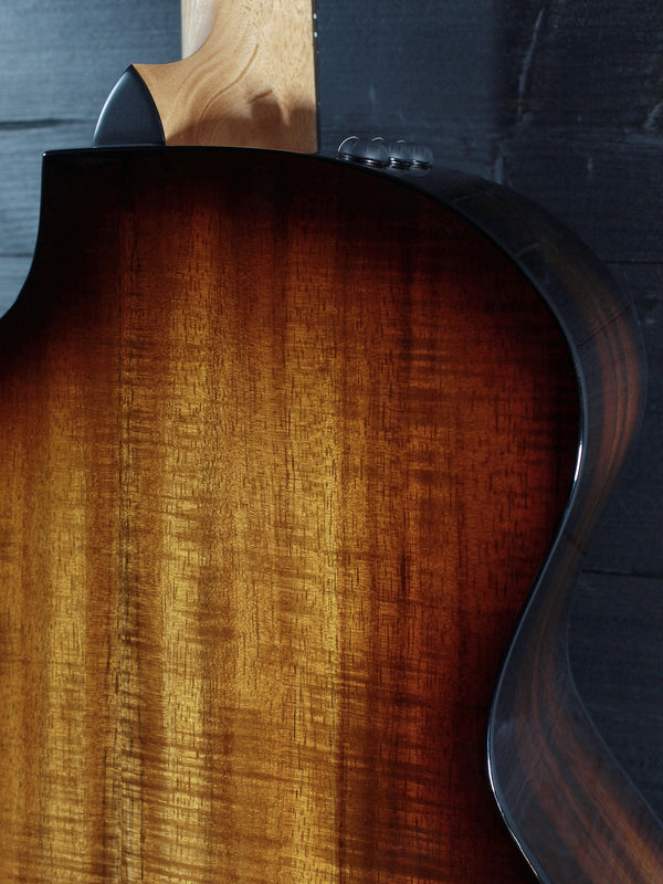 Taylor 224ce-K DLX Koa Acoustic-Electric Guitar | Grand Auditorium Cutaway w/ ES2 Pickup