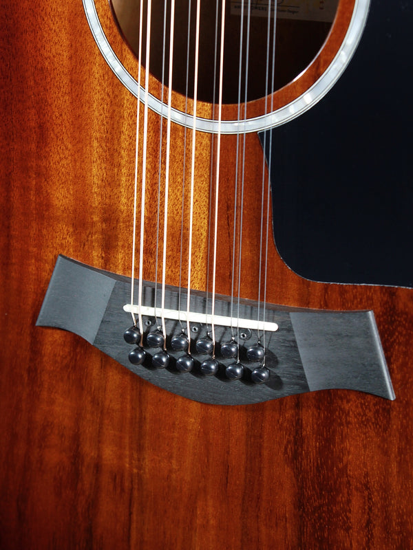     Taylor 264ce Deluxe 12-string acoustic electric guitar with Shaded Edgeburst finish Bridge and saddle